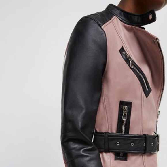 French connection Adela leather jacket - Picture 6 of 9